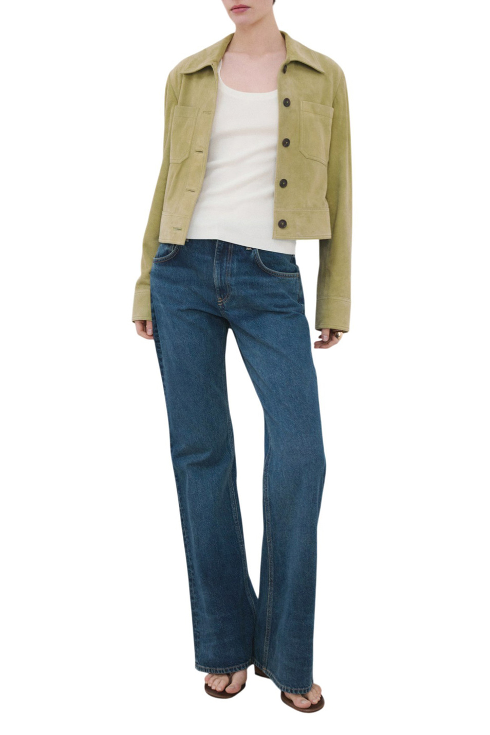 Женский Mango Топ MARX из смесовой вискозы (цвет ), артикул 27065834 | Фото 2