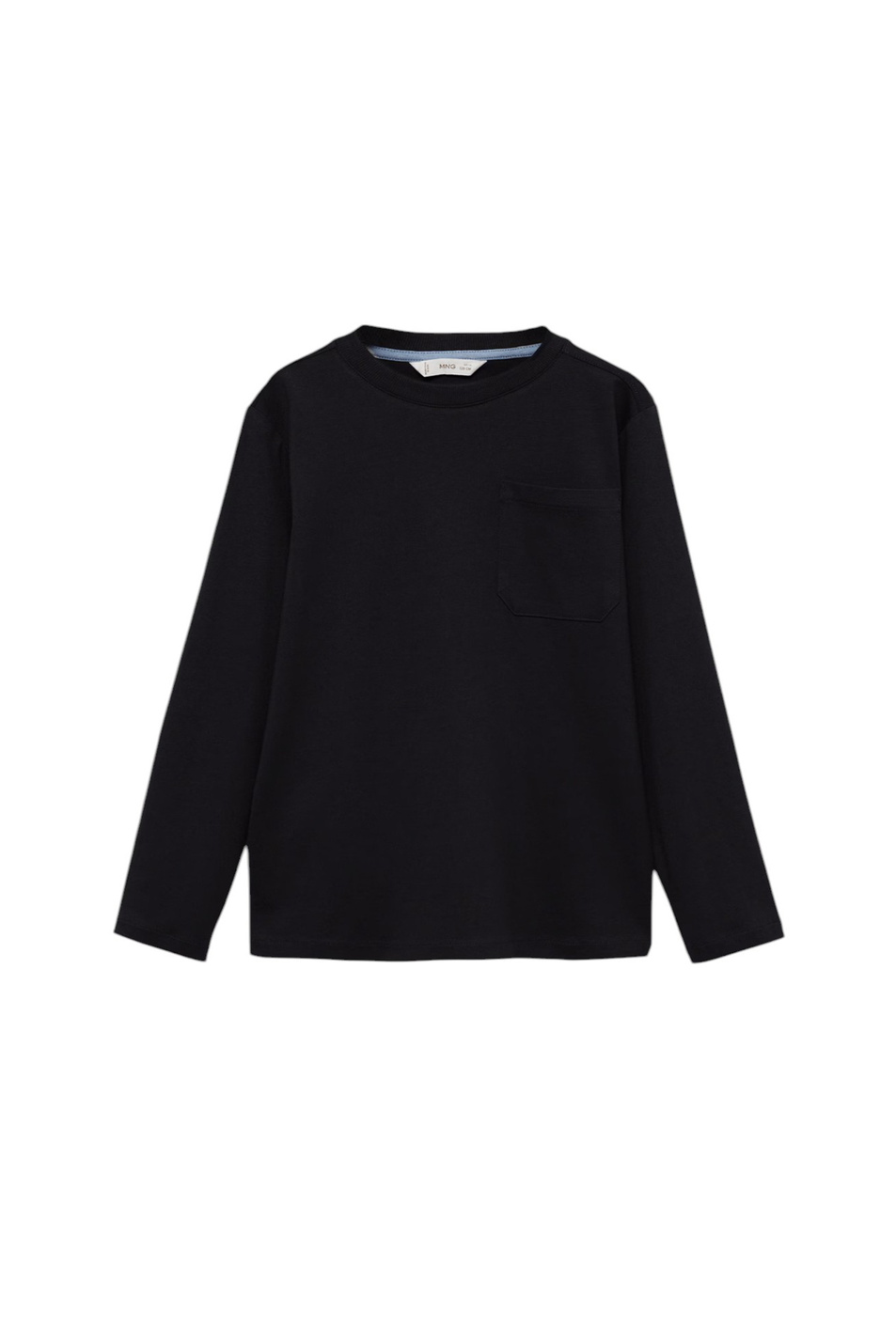 Мальчикам Mango Kids Лонгслив BASICA7 из хлопка (цвет ), артикул 87030649 | Фото 1