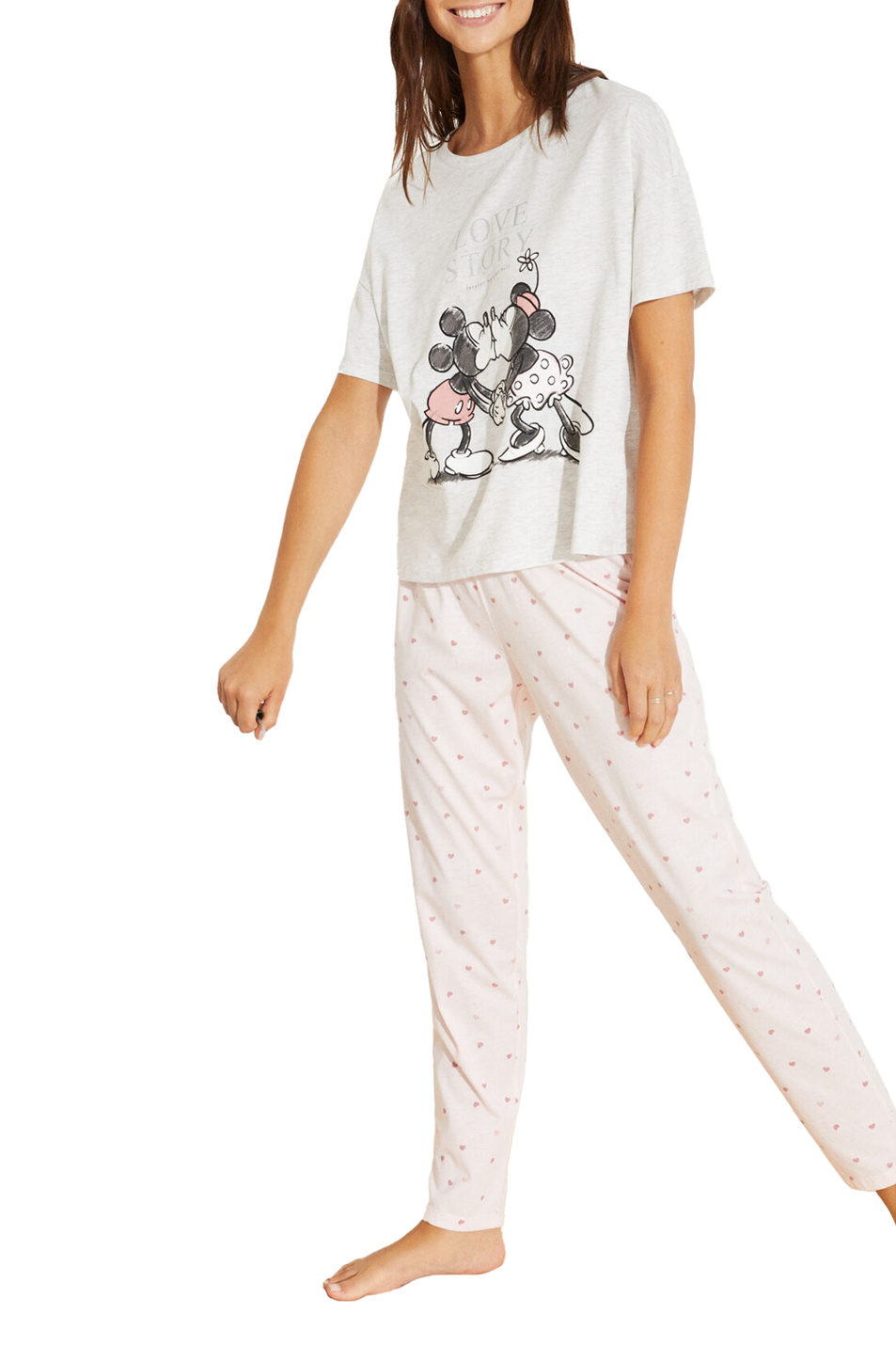 Women'secret Пижама из смесового хлопка с принтом "Микки Маус" (цвет ), артикул 4852621 | Фото 1