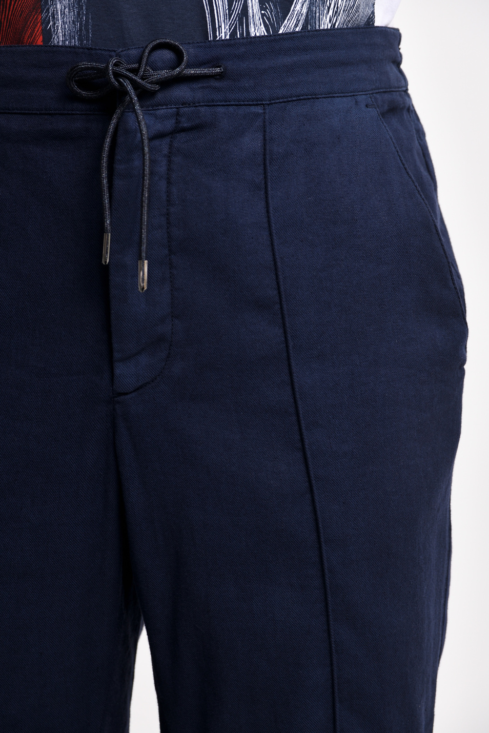 Мужской Zegna Брюки из хлопка и льна (цвет ), артикул VU181-ZZ392-B08 | Фото 2