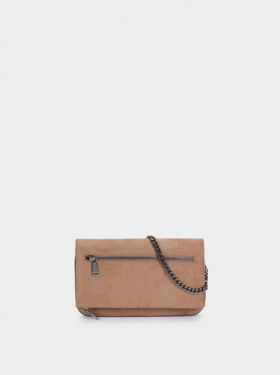 Parfois Фактурная сумка через плечо из искусственной замши со съемным ремешком (цвет ), артикул 182301 | Фото 1