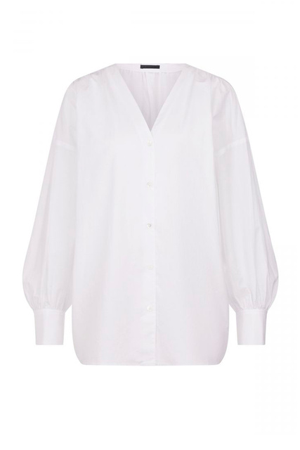 Рубашка GAELLA с v-образным вырезом|Основной цвет:Белый|Артикул:124036-87453 | Фото 1