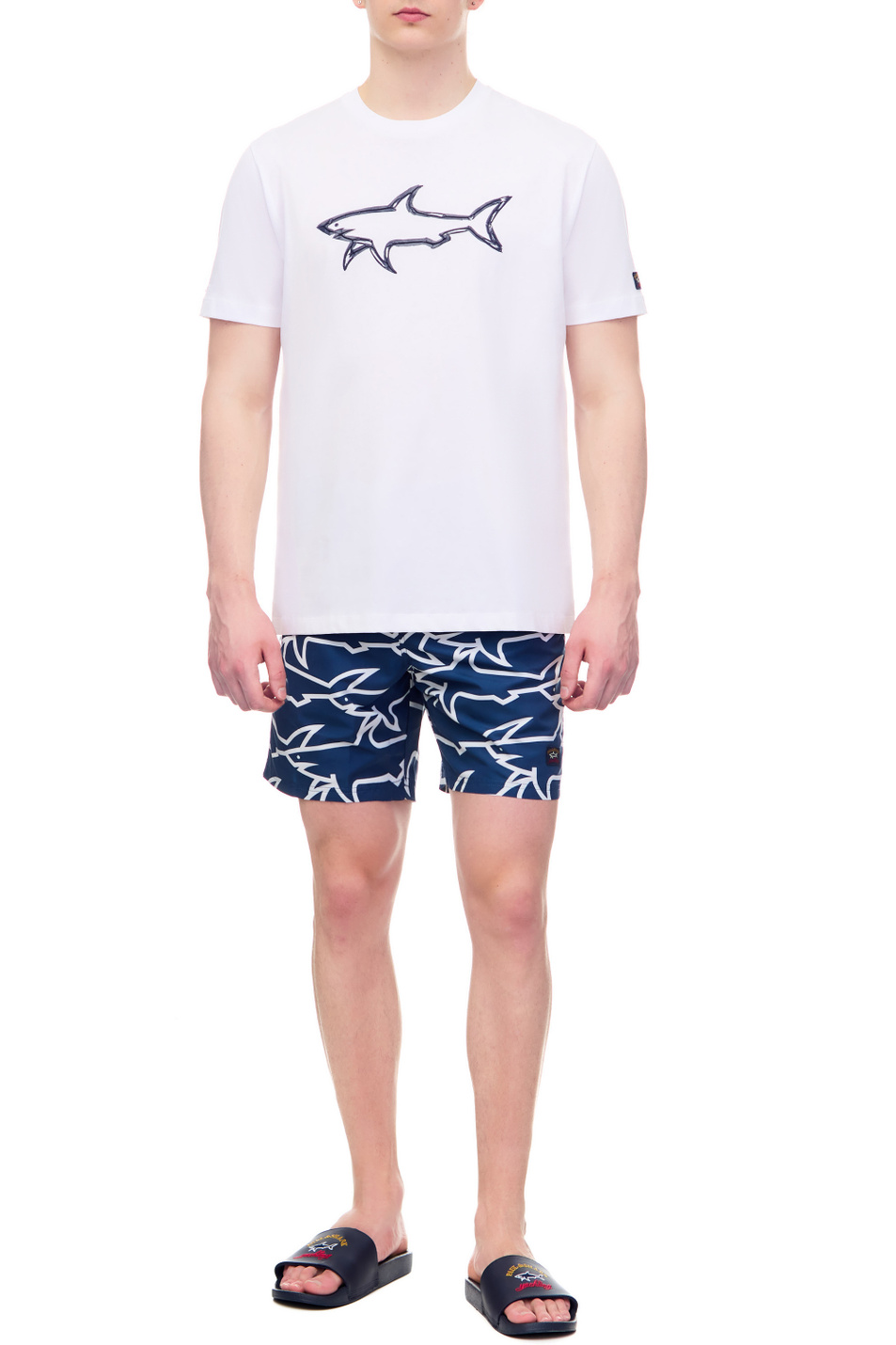 Мужской Paul & Shark Шорты купальные с принтом (цвет ), артикул 22415054 | Фото 3