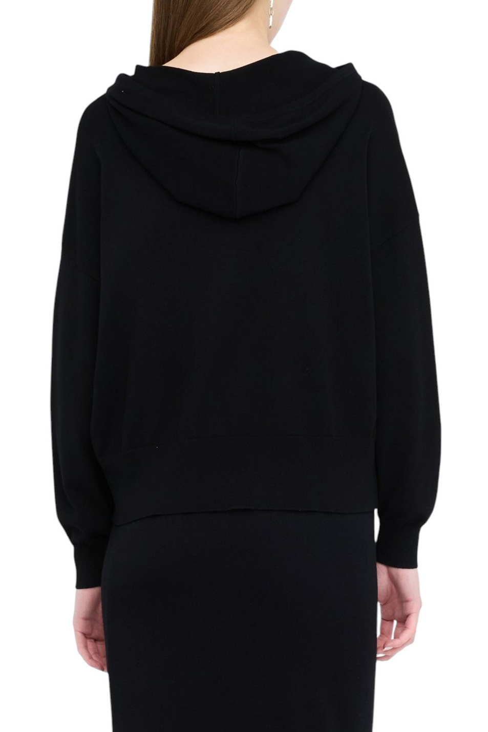 Женский Liu Jo Худи из смесовой вискозы с логотипом (цвет ), артикул TF5216MS63L | Фото 4