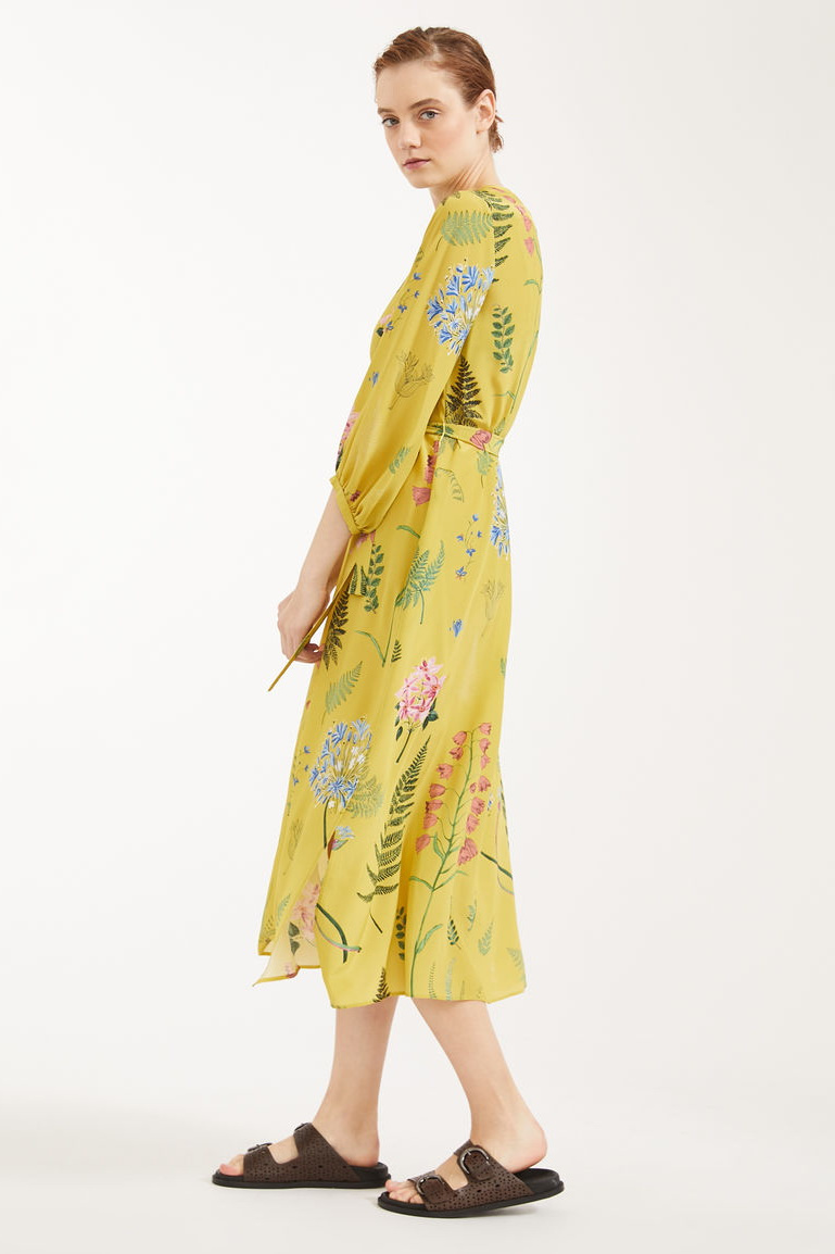 Weekend Max Mara Платье из натурального шелка с принтом MEDUSA (цвет ), артикул 52210107 | Фото 3