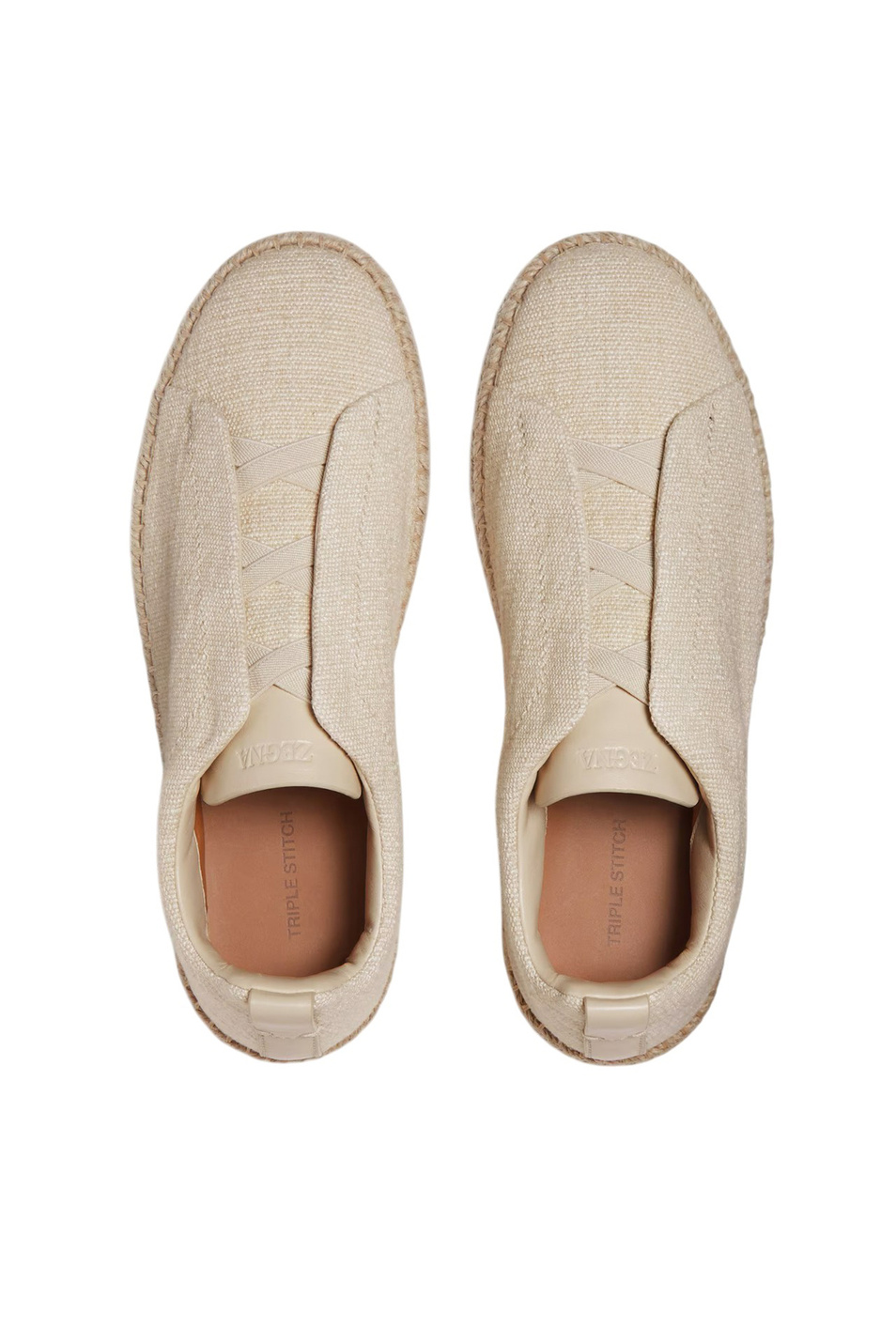 Мужской Zegna Эспадрильи Triple Stitch™ изо льна (цвет ), артикул LHOLC-S8265Z-PMW | Фото 4