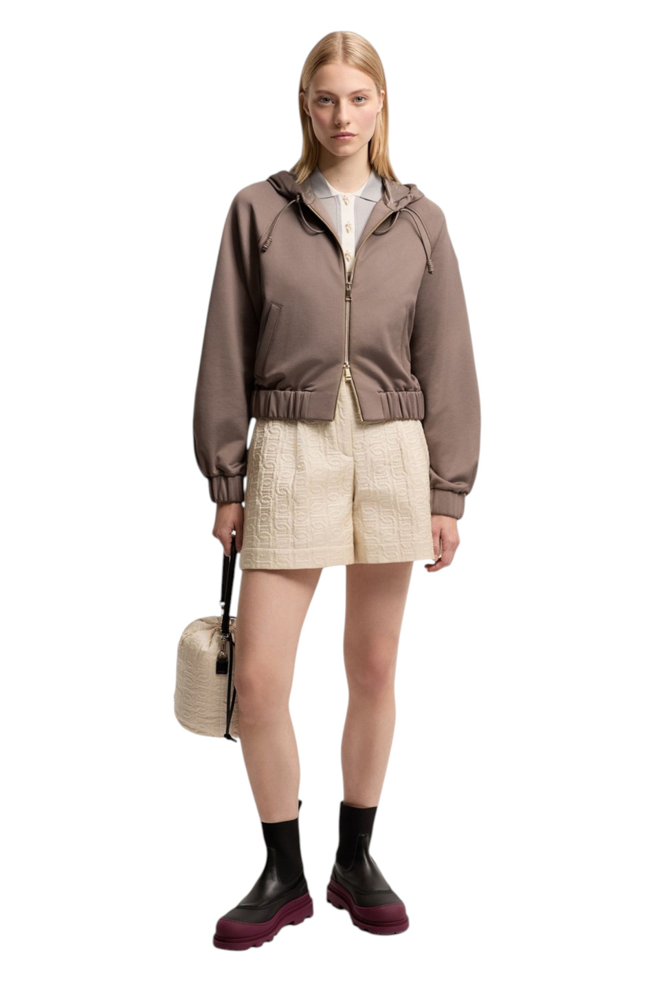 Женский Moncler Толстовка MAGLIA из смесового хлопка (цвет ), артикул L20938G00013-89A66 | Фото 2