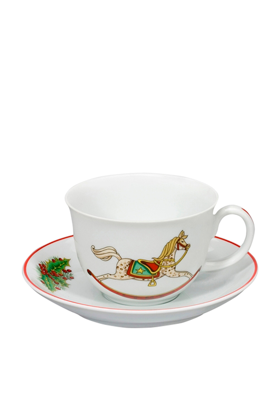 Не имеет пола Vista Alegre Набор чашек чайных с блюдцами CHRISTMAS MAGIC, 278 мл, 12 предметов (цвет ), артикул PF057843 | Фото 2