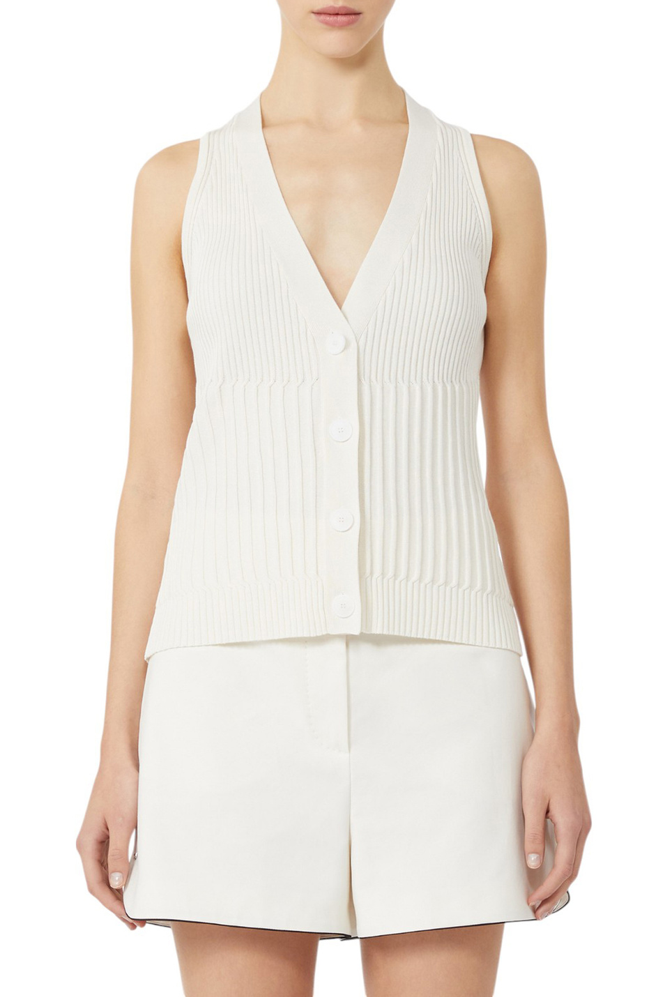 Женский Max Mara Жилет BIMBA из смесового хлопка (цвет ), артикул 2521356011 | Фото 3
