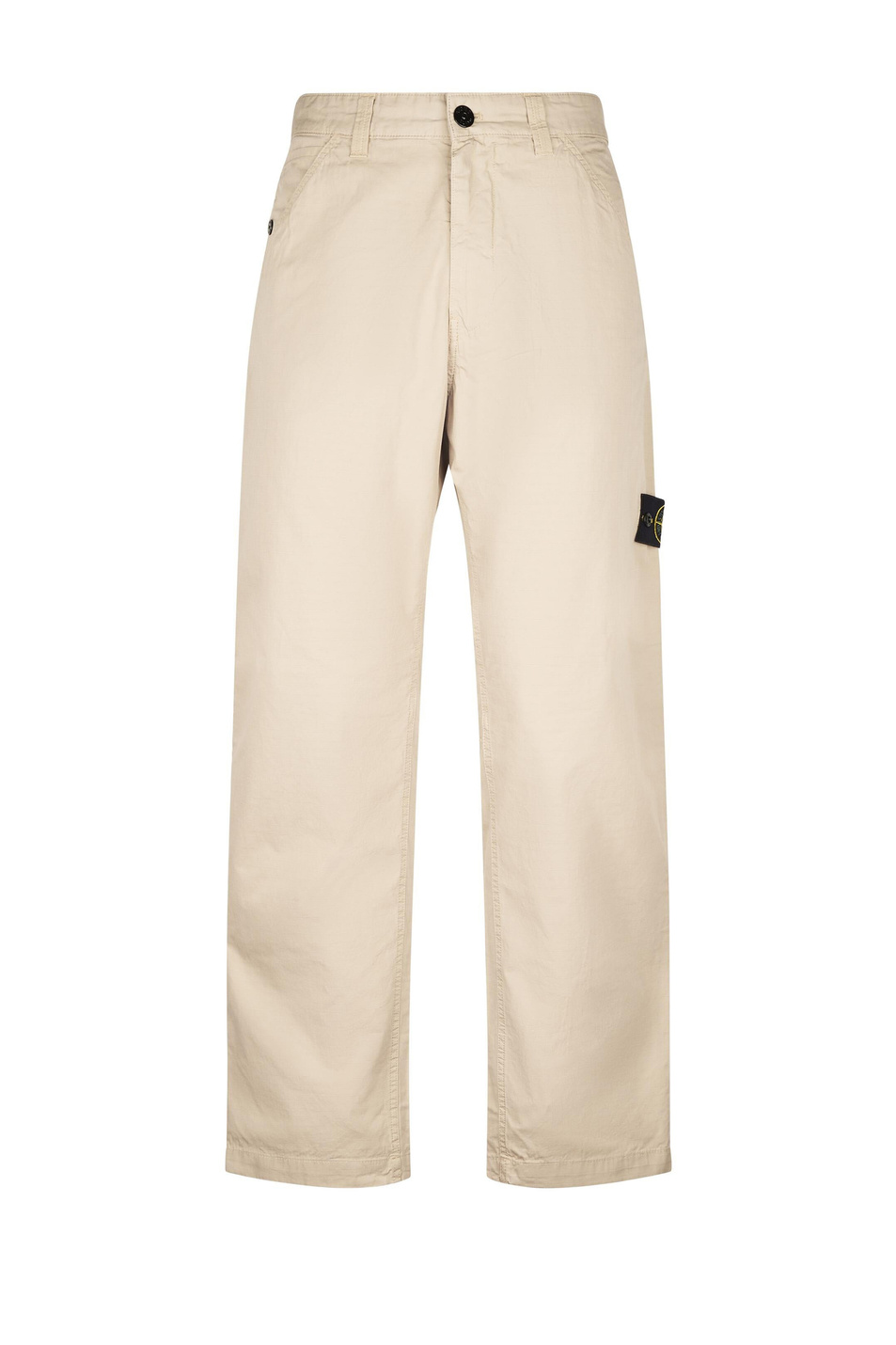 Брюки однотонные|Основной цвет:Бежевый Мужской Stone Island Брюки однотонные (цвет ), артикул L1S153100008-S0298 | Фото 1