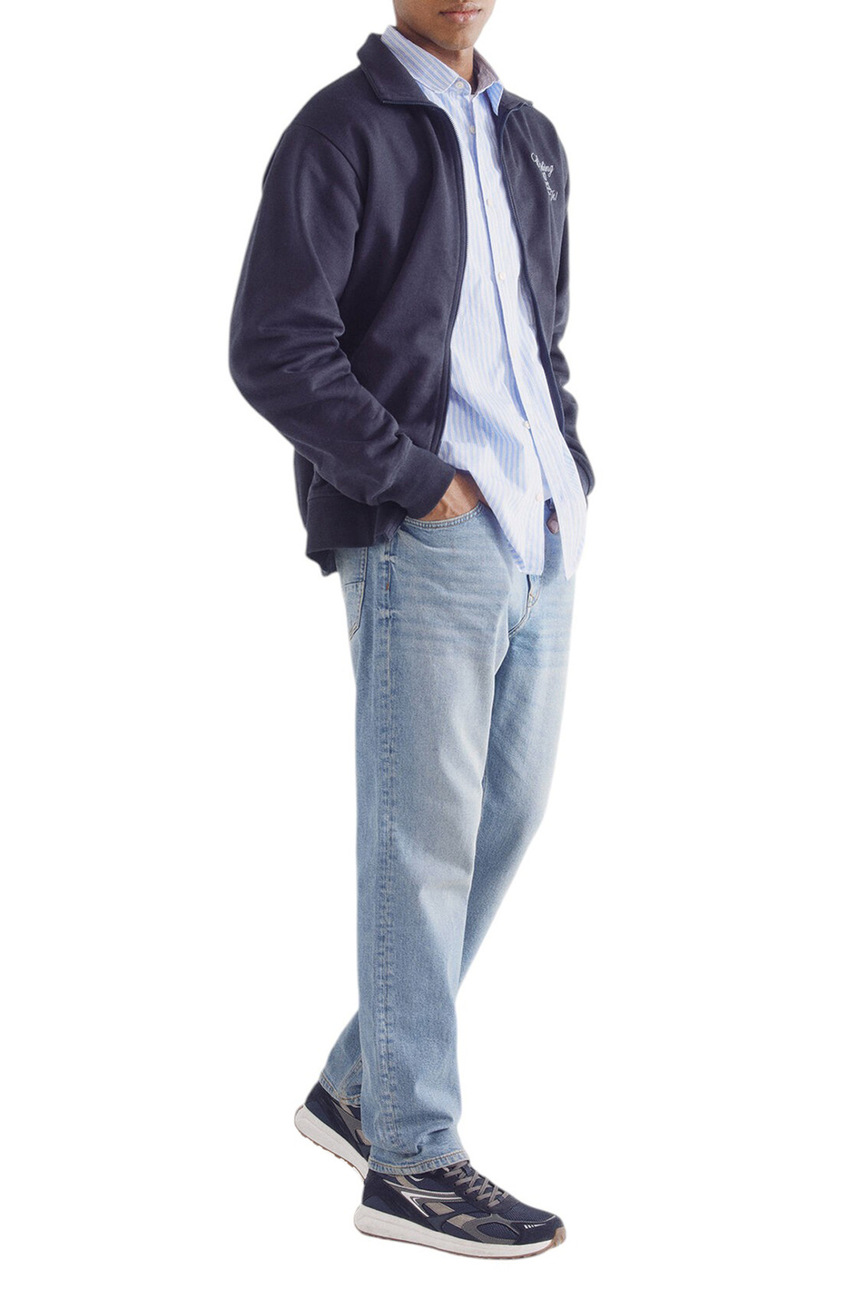 Джинсы из эластичного хлопка|Основной цвет:Голубой Мужской Springfield Джинсы из эластичного хлопка (цвет ), артикул 1759882 | Фото 2