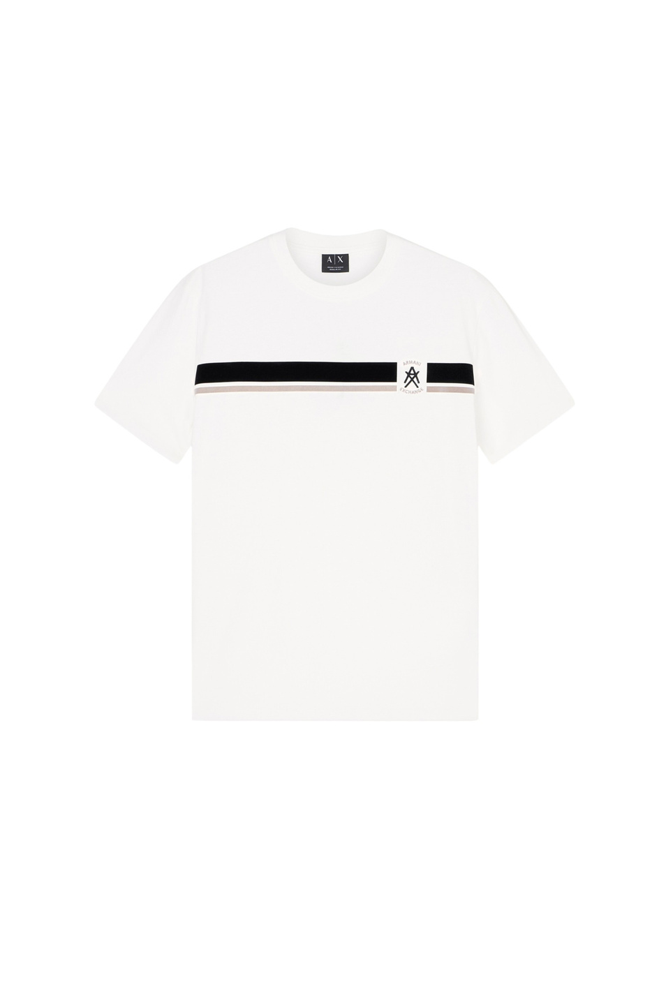 Мужской Armani Exchange Футболка из хлопка с логотипом (цвет ), артикул XM001792-AF12308 | Фото 1