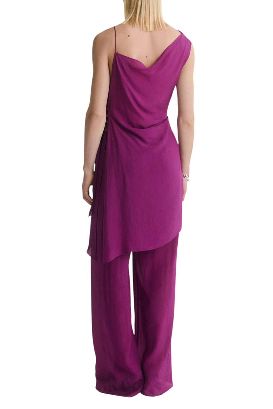 Женский Mango Топ FLORIS из вискозы (цвет ), артикул 87008657 | Фото 4