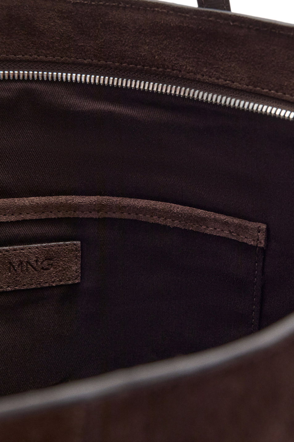 Женский Mango Сумка CURRO из натуральной замши (цвет ), артикул 27081232 | Фото 3