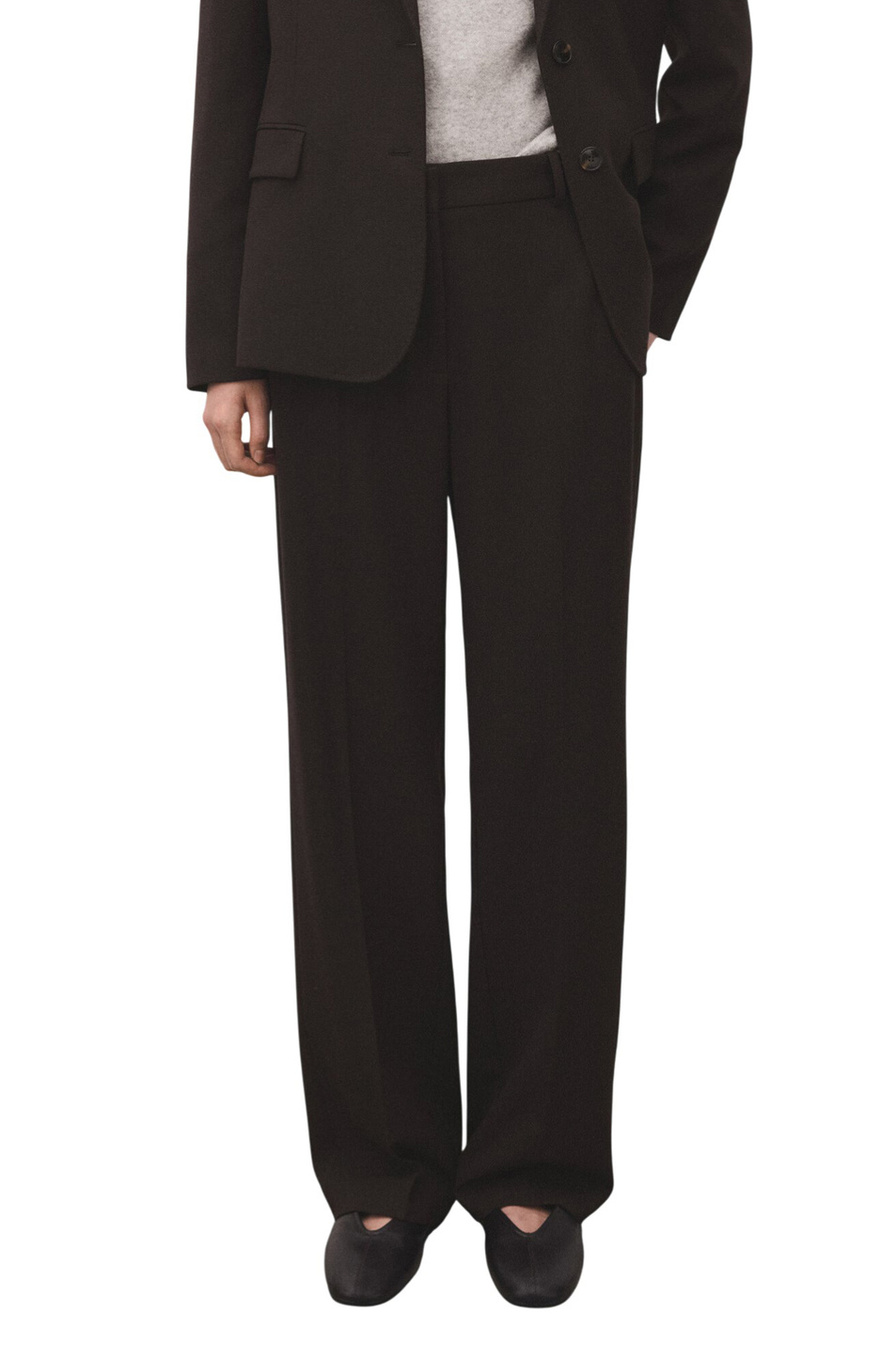 Женский Mango Брюки BERGEN однотонные (цвет ), артикул 27081328 | Фото 3