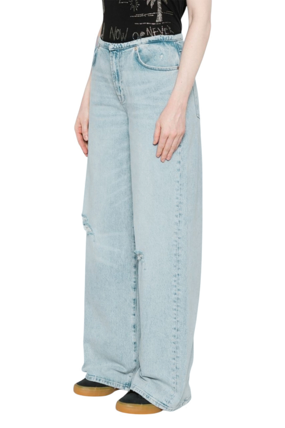 Женский 7 for all Mankind Джинсы из эластичного хлопка (цвет ), артикул JSSUC65WSU | Фото 4