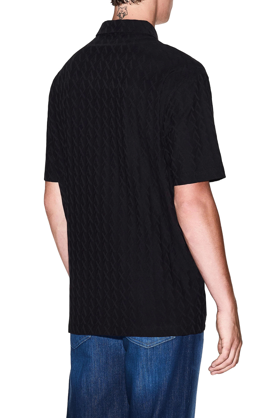 Мужской Armani Exchange Поло из хлопка (цвет ), артикул XM001292-AF10337 | Фото 4