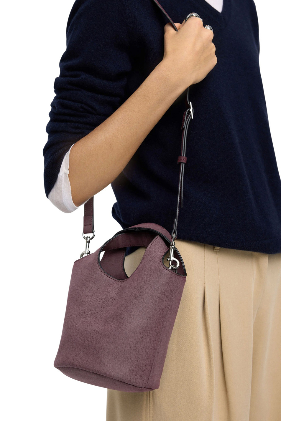 Женский Parfois Сумка-ведро из искусственной кожи (цвет ), артикул 242468 | Фото 5