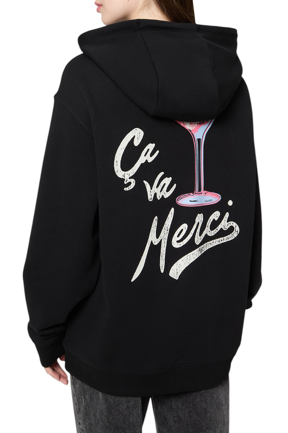 Женский HUGO Худи Dejandra с принтом (цвет ), артикул 50545201 | Фото 3