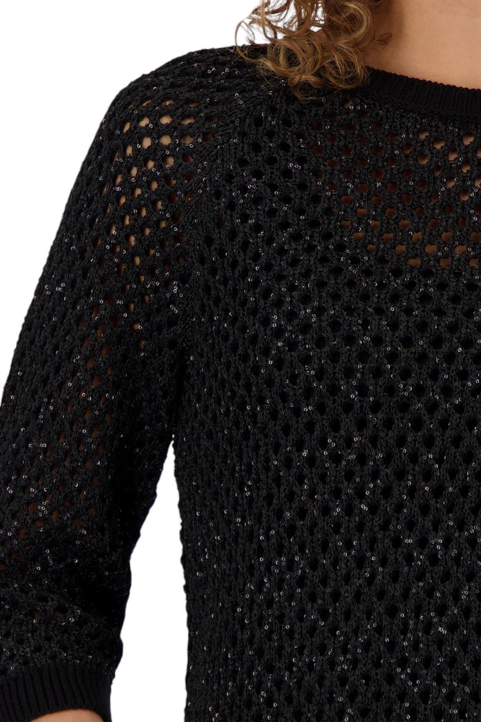 Джемпер с пайетками|Основной цвет:Черный Женский Monari Джемпер с пайетками (цвет ), артикул 808925 | Фото 5