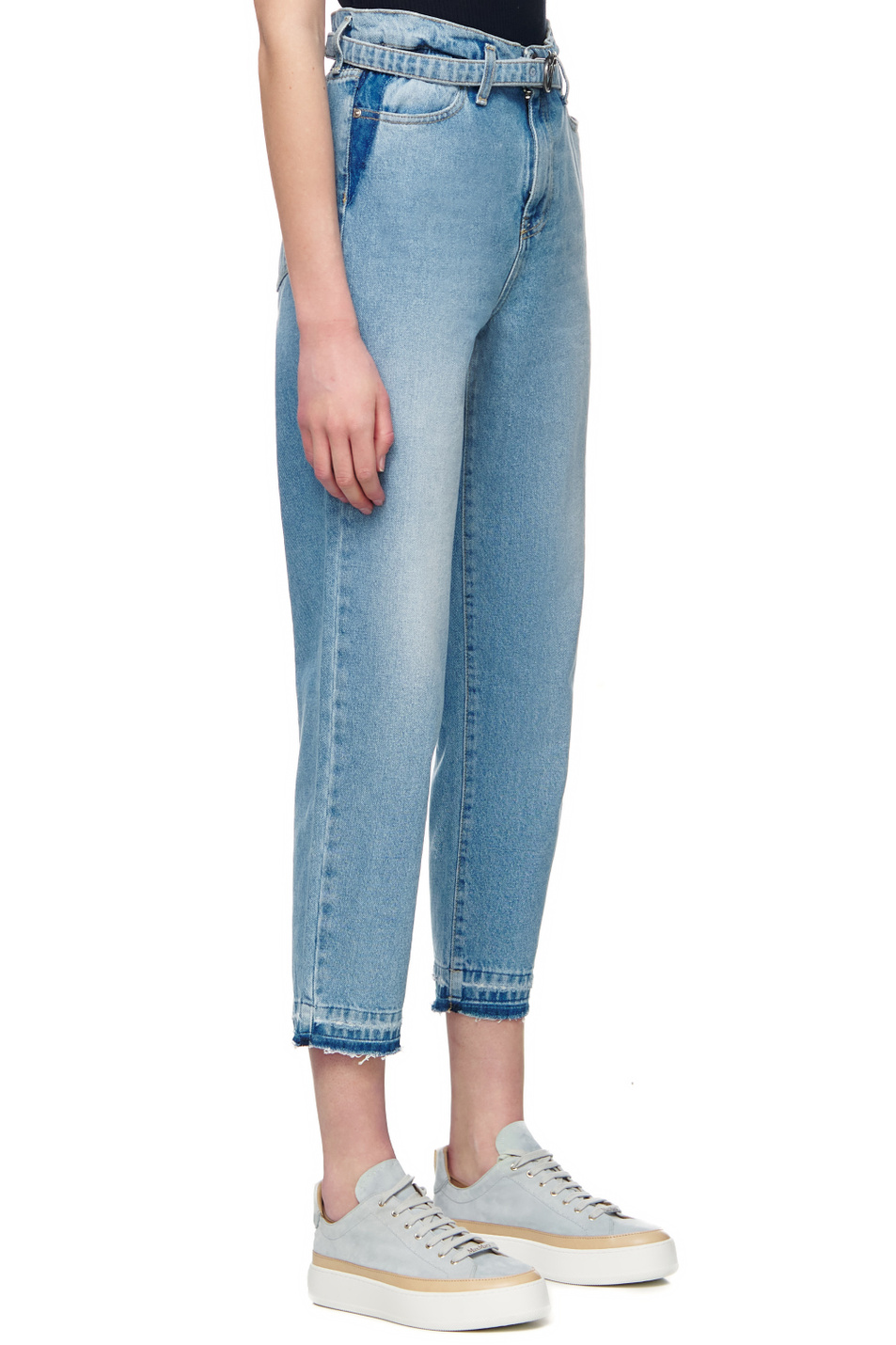 Женский Pinko Джинсы MOM с поясом (цвет ), артикул 1J10TTY832 | Фото 5