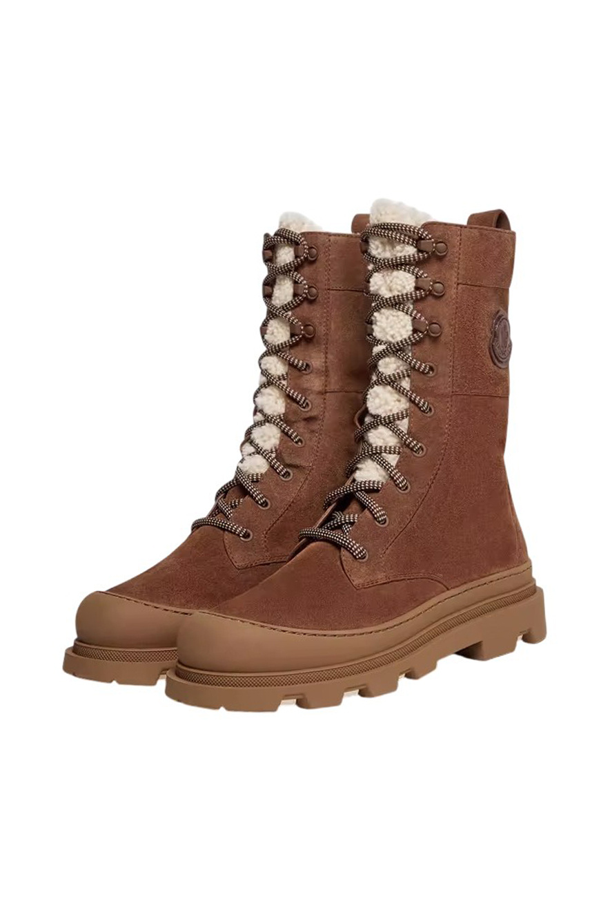 Ботинки VERA из натуральной замши|Основной цвет:Коричневый Женский Moncler Ботинки VERA из натуральной замши (цвет ), артикул K209B4F00150-M7542 | Фото 2