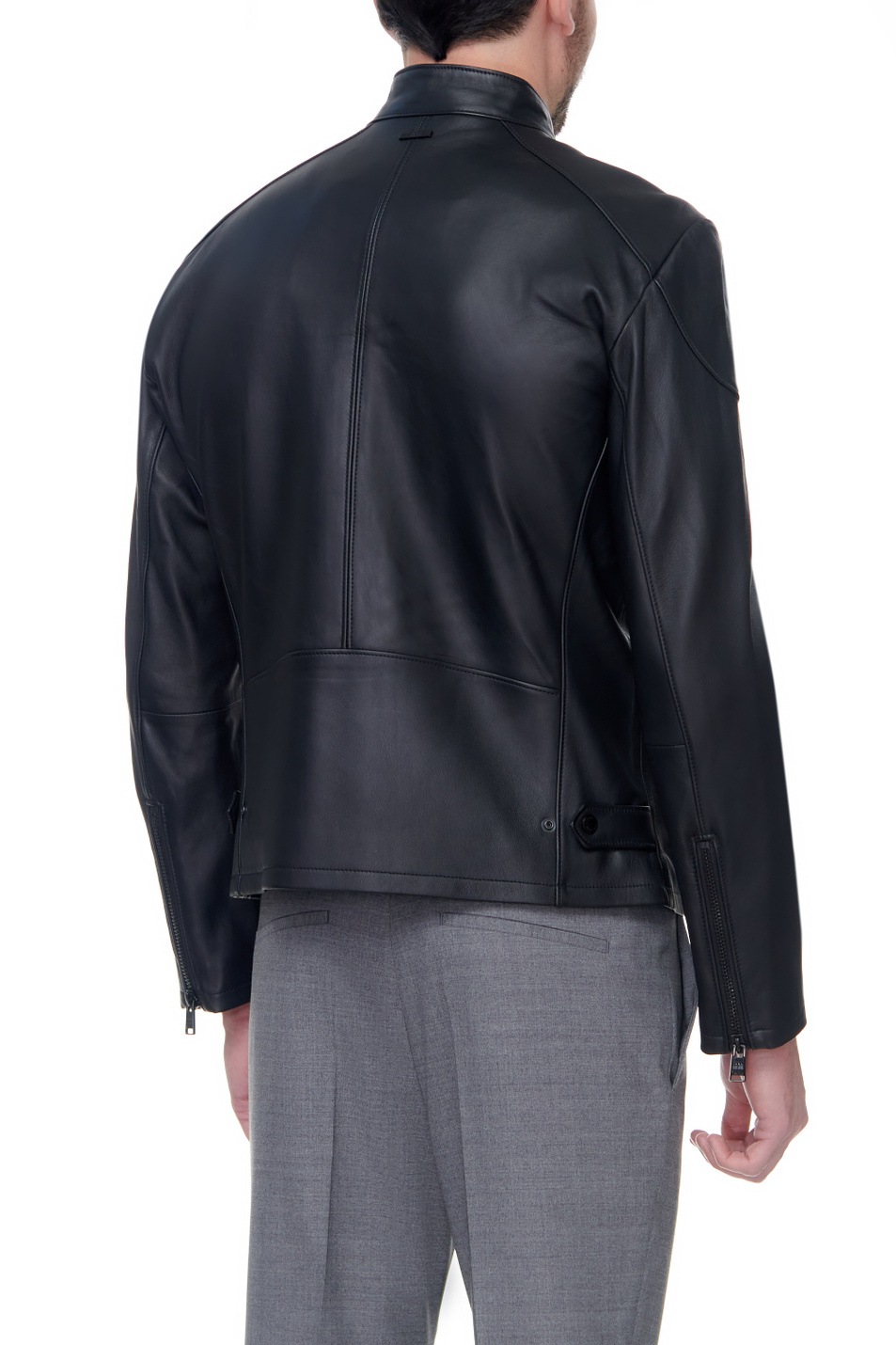 BOSS Куртка Mubal на молнии из натуральной кожи (цвет ), артикул 50464946 | Фото 5