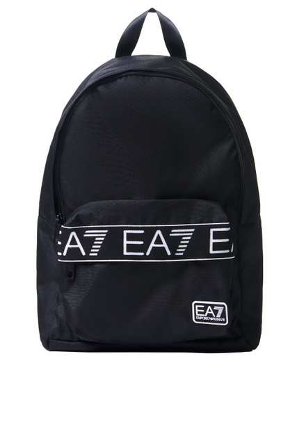 Рюкзак с повторяющимся логотипом|Основной цвет:Черный|Артикул:276186-2R903 | Фото 1