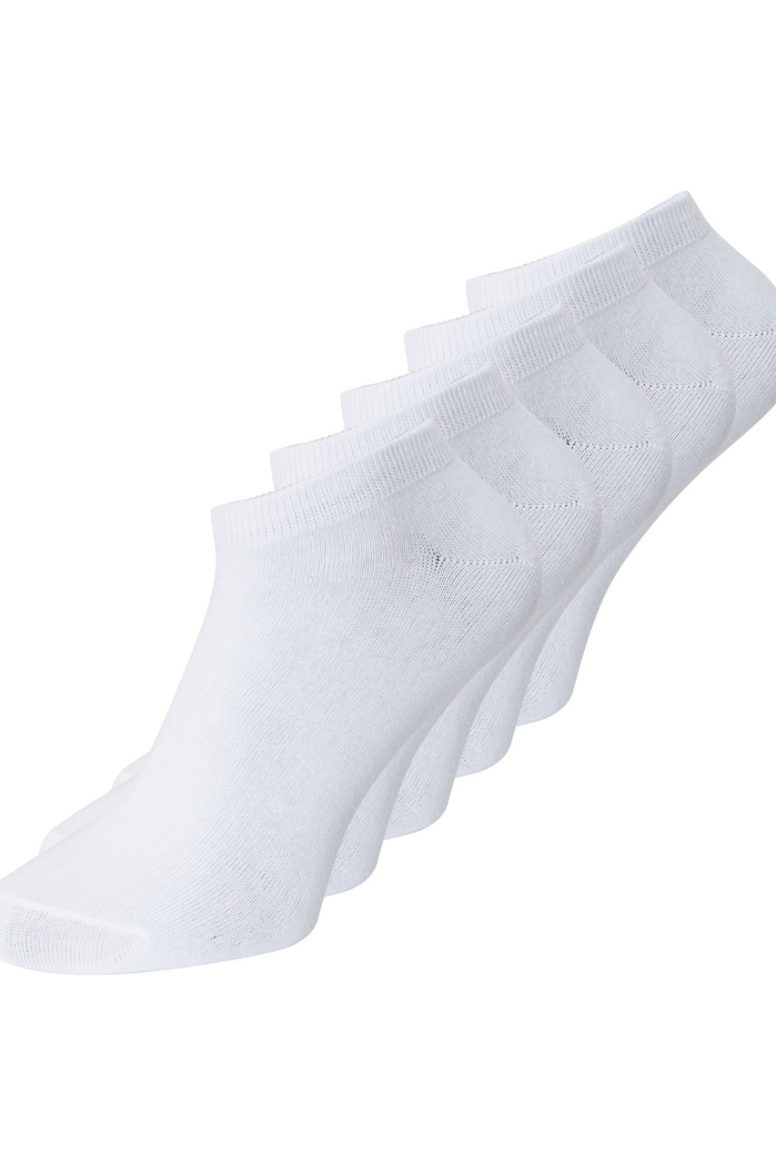 Носки JACDONGO в комплекте из 5 пар|Основной цвет:Белый|Артикул:12120278 | Фото 1
