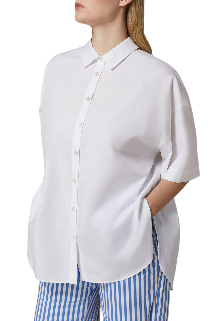 Рубашка HARRY из натурального хлопка|Основной цвет:Белый|Артикул:2418191077 | Фото 1