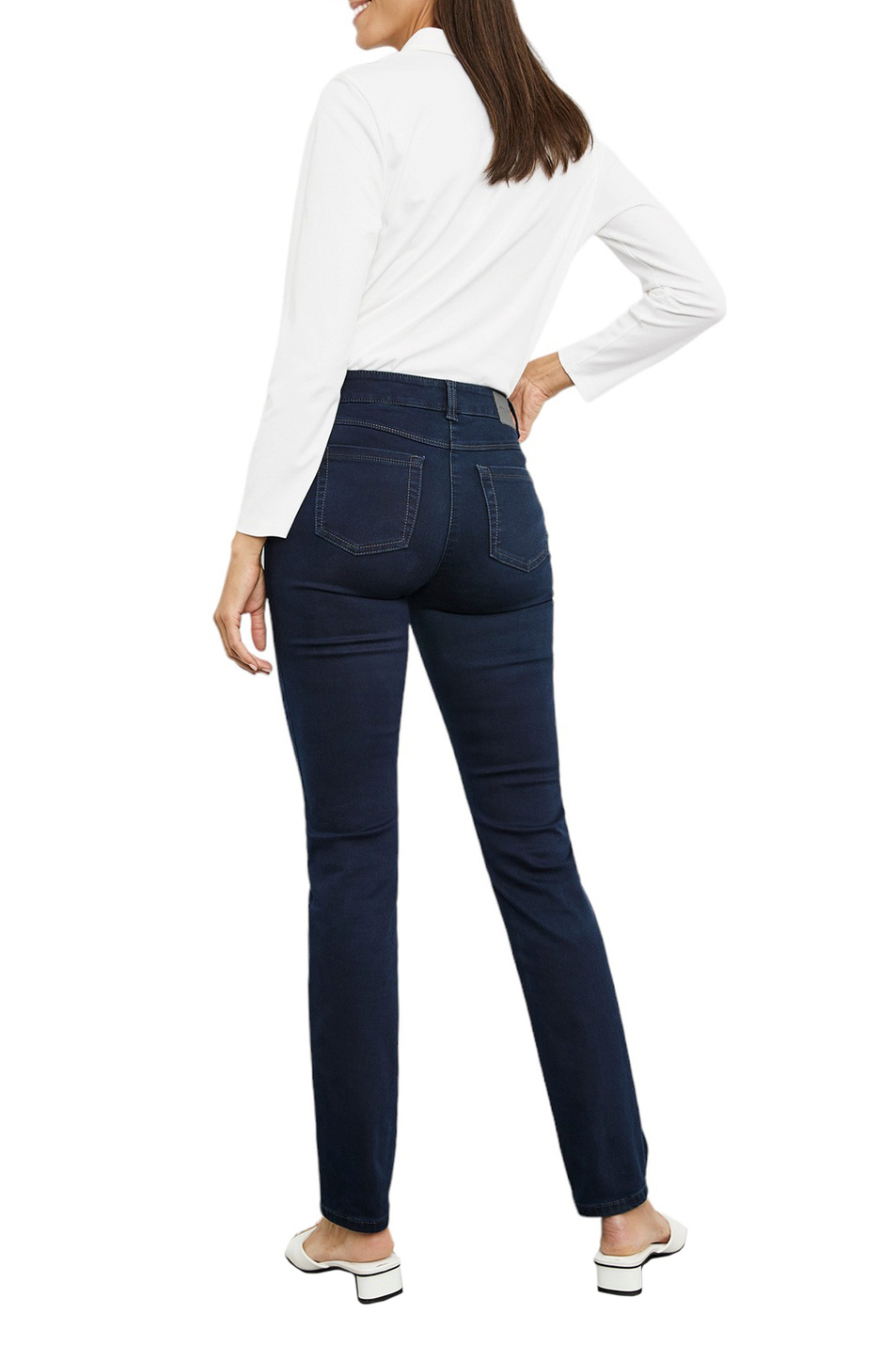 Женский Gerry Weber Джинсы зауженного кроя (цвет ), артикул 92151-67953-Best4me Slinm | Фото 5