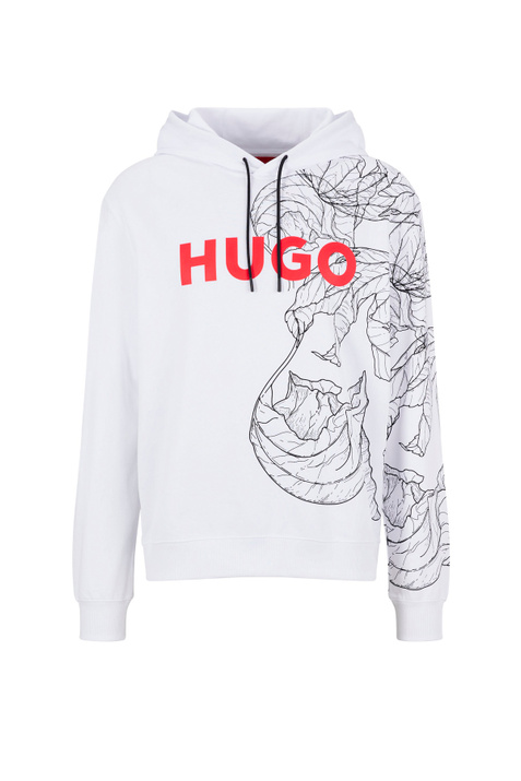 HUGO Худи с логотипом и графичным принтом ( цвет), артикул 50477343 | Фото 1