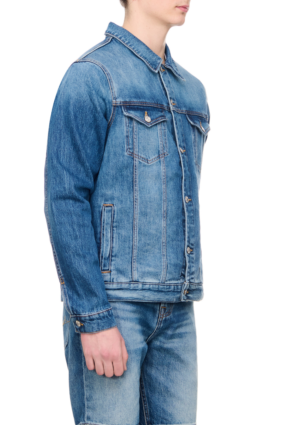 Мужской 7 for all Mankind Куртка джинсовая PERFECT (цвет ), артикул JSK5C100LO | Фото 4