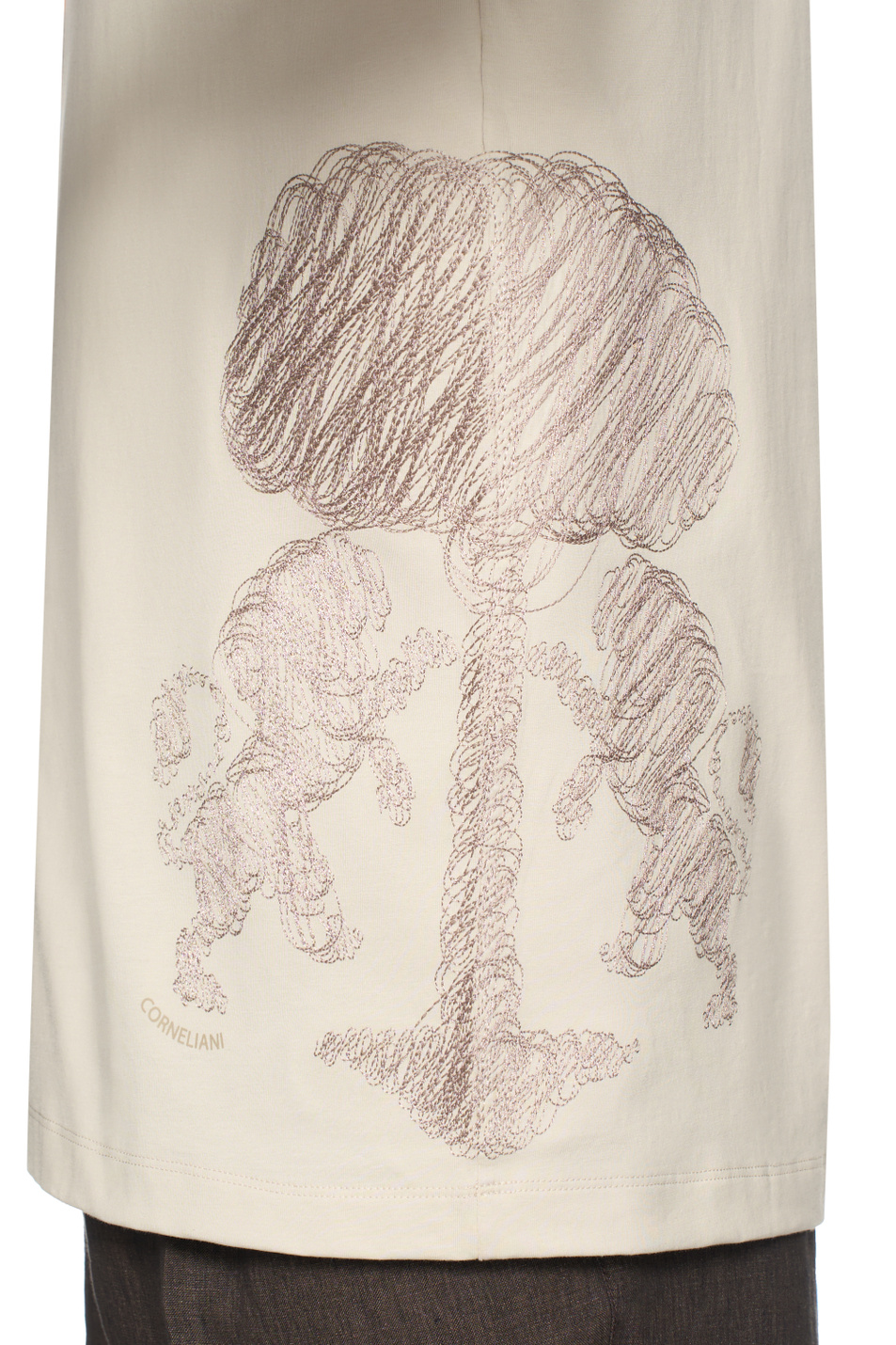 Мужской Corneliani Футболка из натурального хлопка с принтом (цвет ), артикул 27G581-2725037 | Фото 6