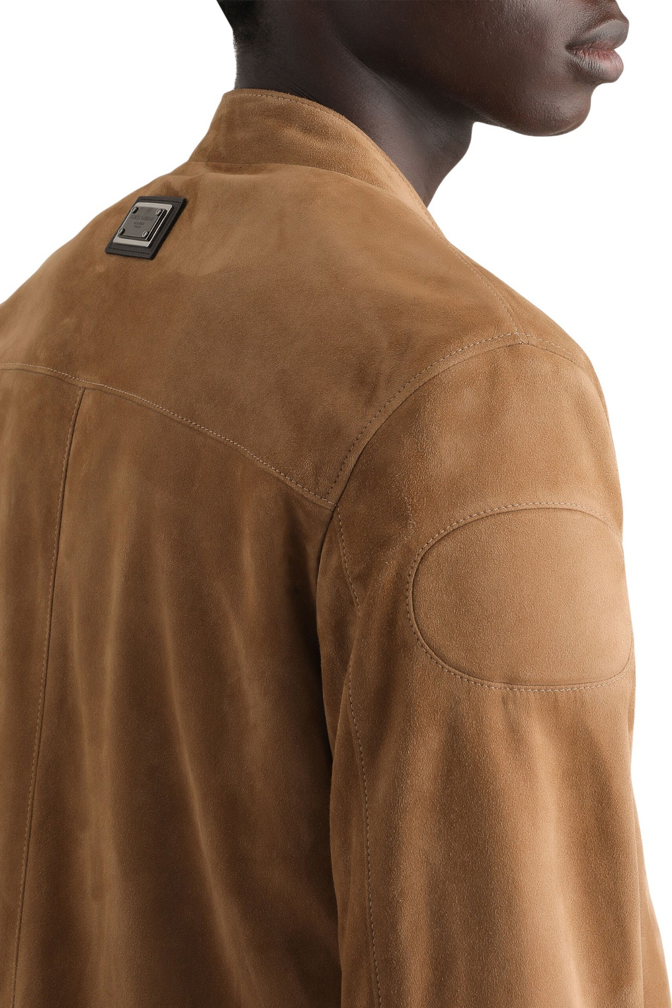 Куртка из натуральной замши|Основной цвет:Коричневый Мужской Dolce & Gabbana Куртка из натуральной замши (цвет ), артикул G9BWIL-HULUU | Фото 5