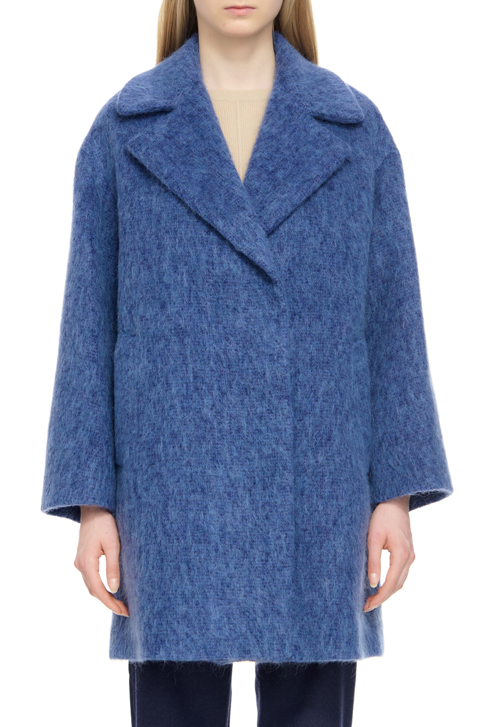 Женский Weekend Max Mara Полупальто PEPLI из смесовой пряжи альпаки (цвет ), артикул 2350160933 | Фото 1