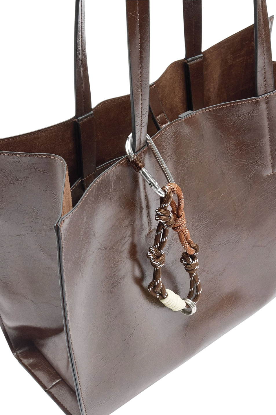Женский Parfois Сумка-шопер с подвеской (цвет ), артикул 243811 | Фото 4
