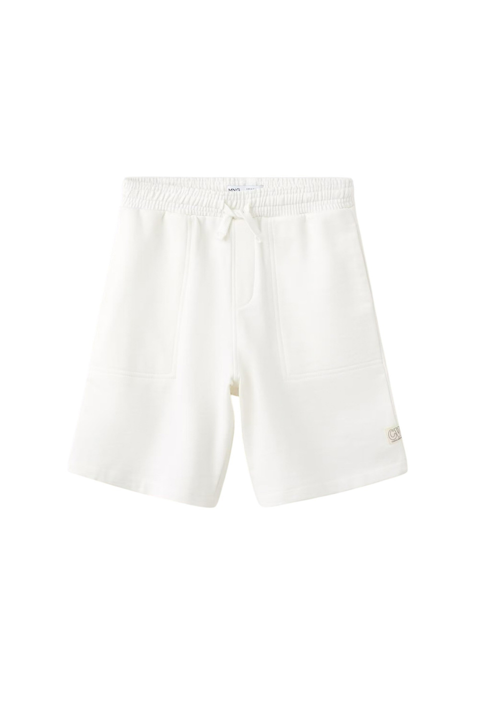 Мальчикам Mango Kids Шорты WHITE из хлопка (цвет ), артикул 37061409 | Фото 1