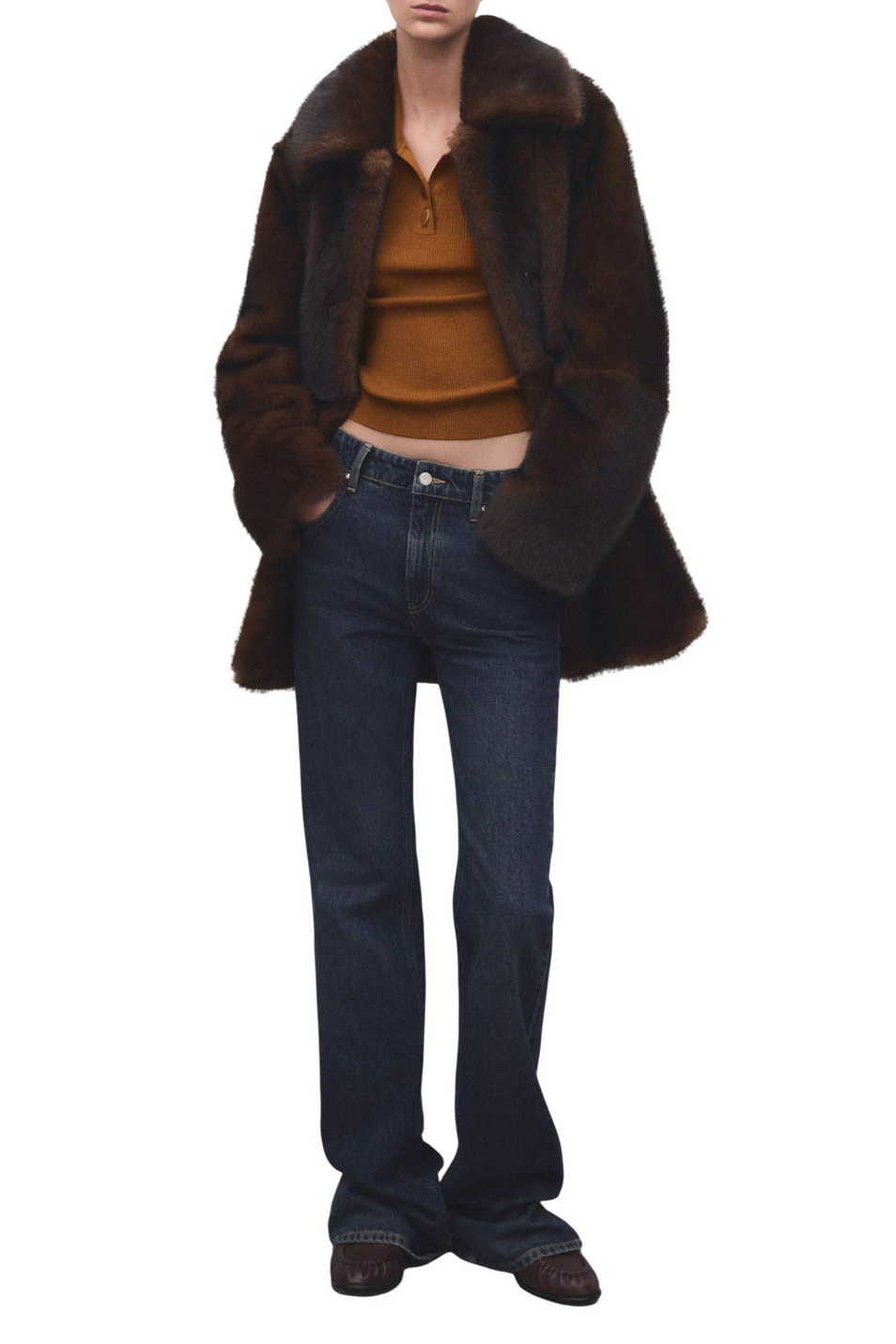 Женский Mango Джемпер-поло YEMA (цвет ), артикул 27011277 | Фото 2