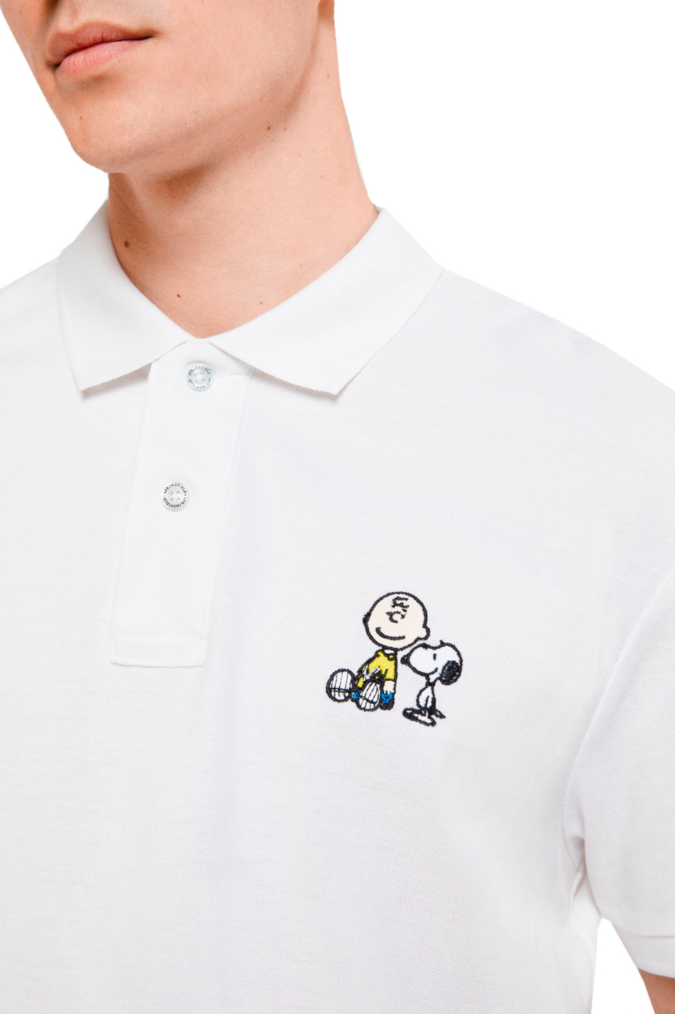 Мужской Springfield Футболка поло с принтом "SNOOPY" (цвет ), артикул 1463461 | Фото 3