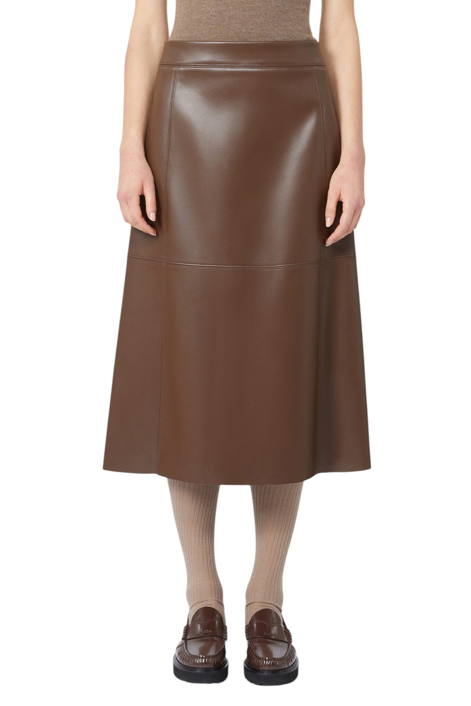 Женский Max Mara Юбка PLATA с декоративной строчкой (цвет ), артикул 2529776023 | Фото 3