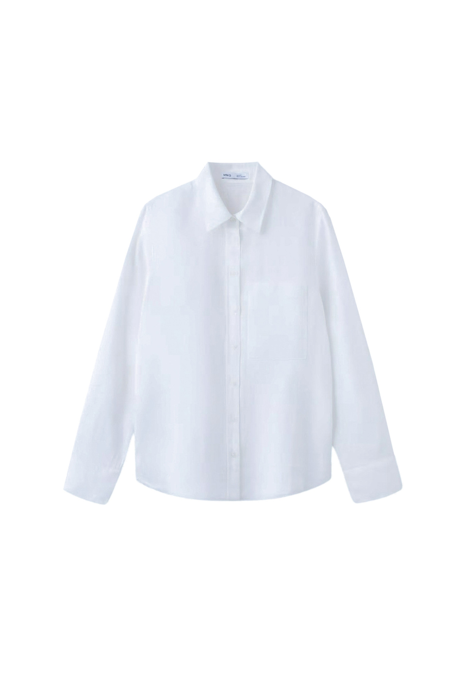 Женский Mango Рубашка LINO из льна (цвет ), артикул 27096345 | Фото 1