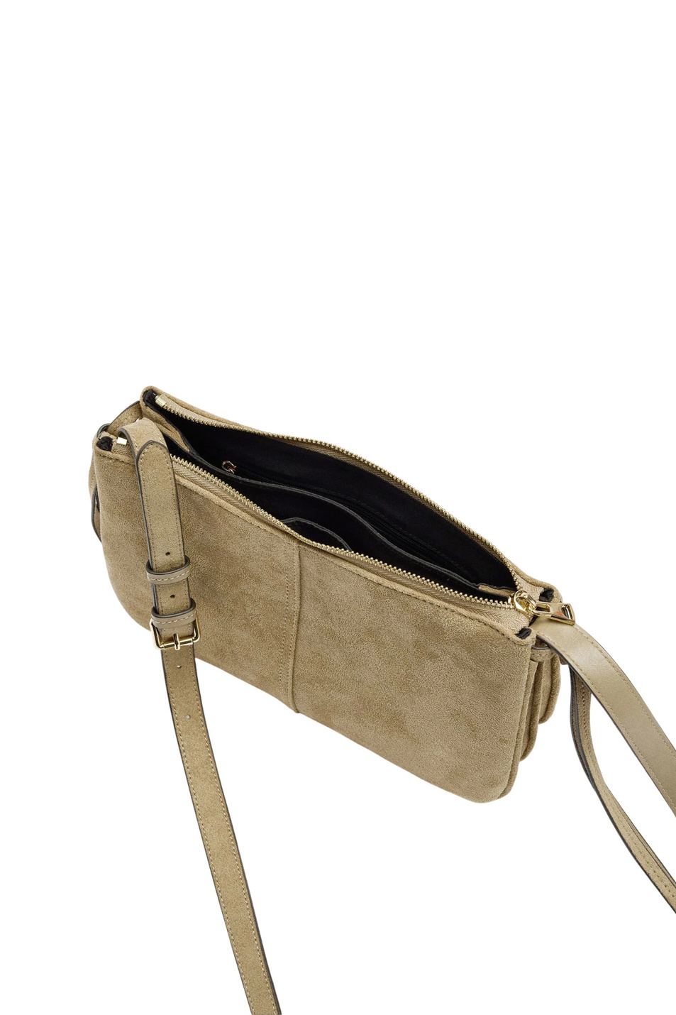 Сумка с эффектом замши|Основной цвет:Бежевый Женский Parfois Сумка с эффектом замши (цвет ), артикул 241087 | Фото 3