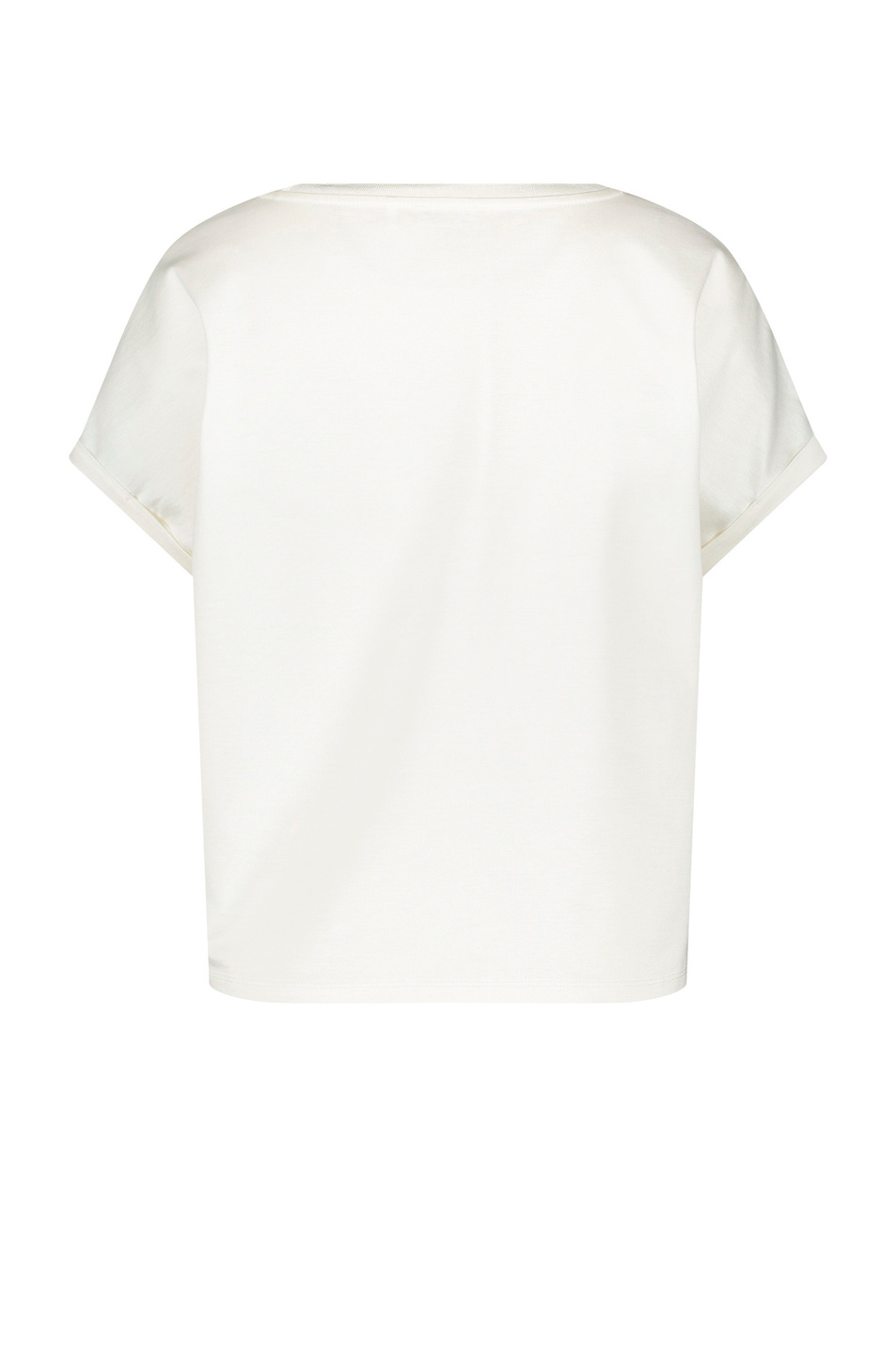 Gerry Weber Однотонная футболка из хлопка и вискозы (цвет ), артикул 770271-35044 | Фото 2