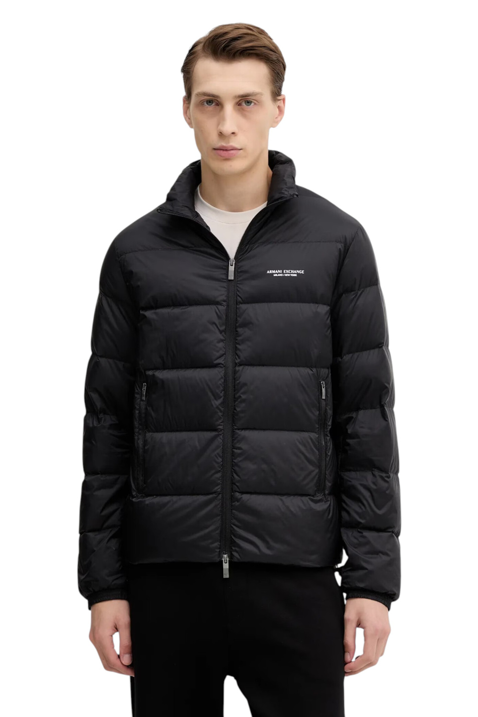 Куртка стеганая|Основной цвет:Черный Мужской Armani Exchange Куртка стеганая (цвет ), артикул XM001575-AF16927 | Фото 4