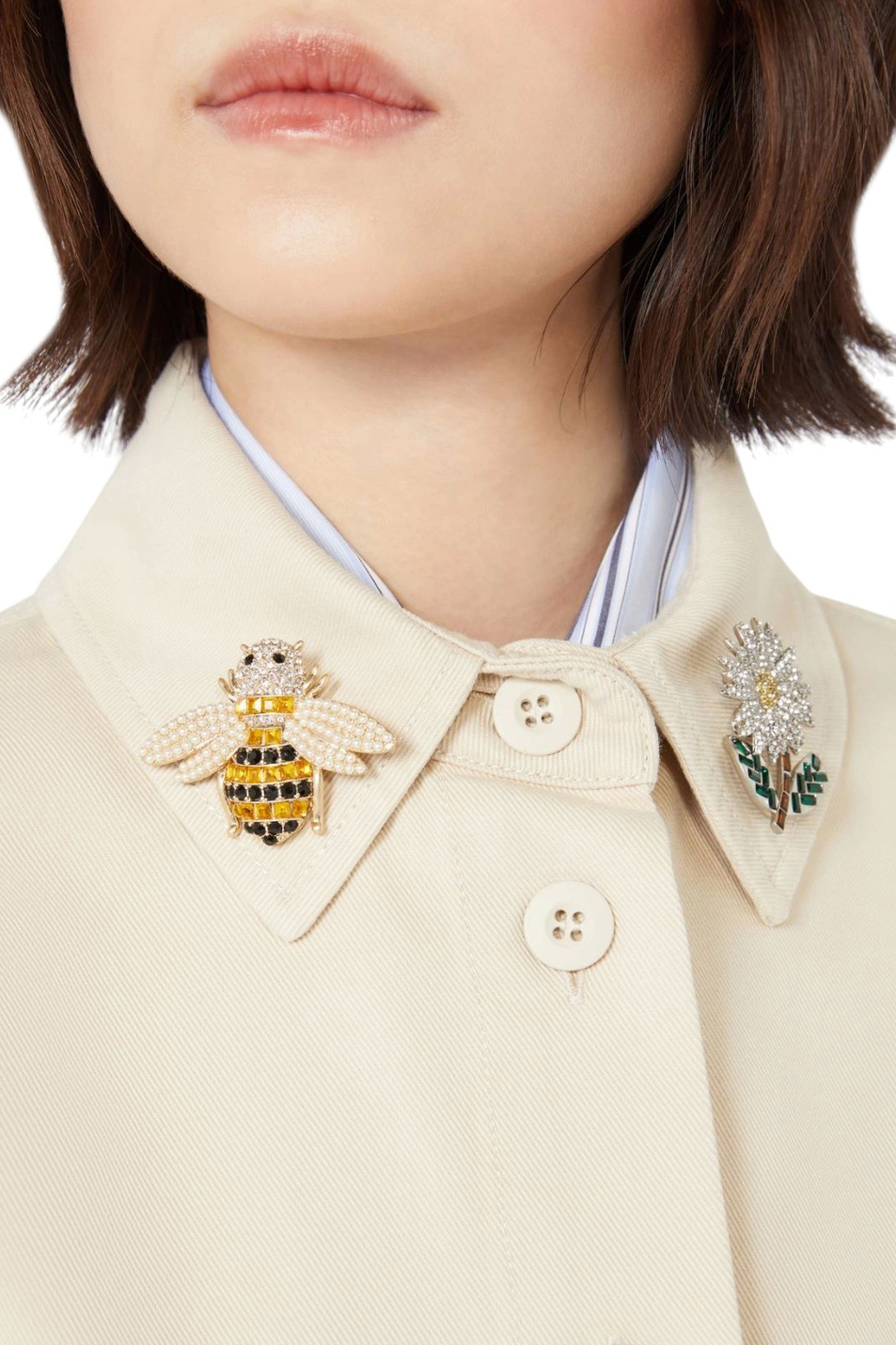 Женский Weekend Max Mara Брошь CRESPO (цвет ), артикул 2615751024 | Фото 2