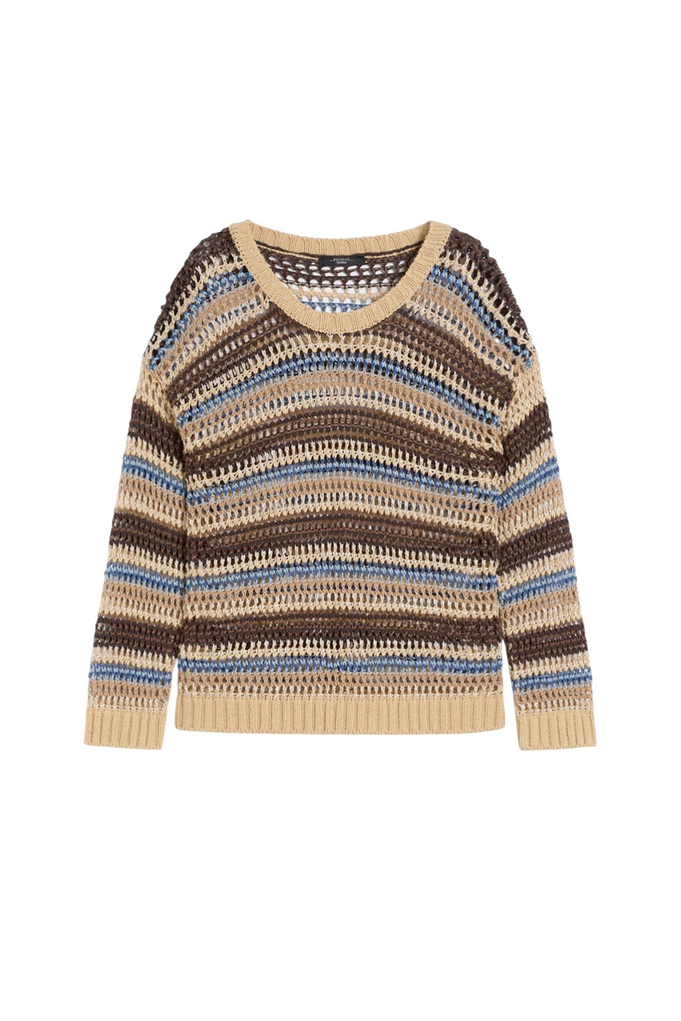 Женский Weekend Max Mara Свитер ONIRICA из хлопка и льна (цвет ), артикул 2615361152 | Фото 1