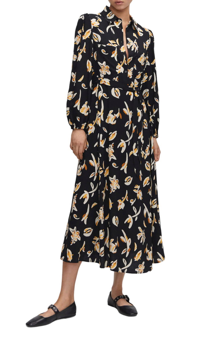 Женский Mango Платье-рубашка APPLE5 с принтом (цвет ), артикул 57083807 | Фото 2
