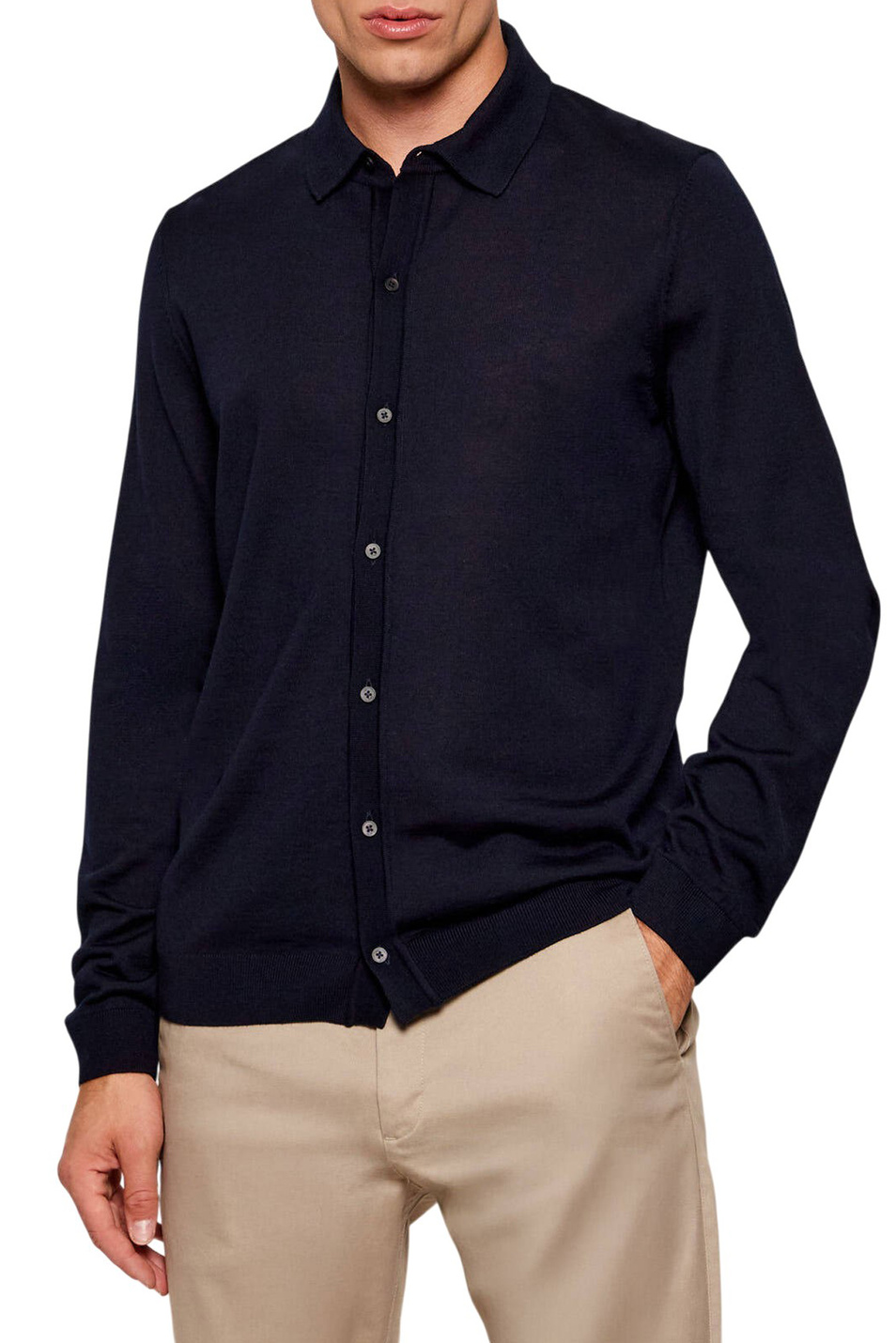 Мужской BOSS Кардиган Helbert из шерсти (цвет ), артикул 50550087 | Фото 4