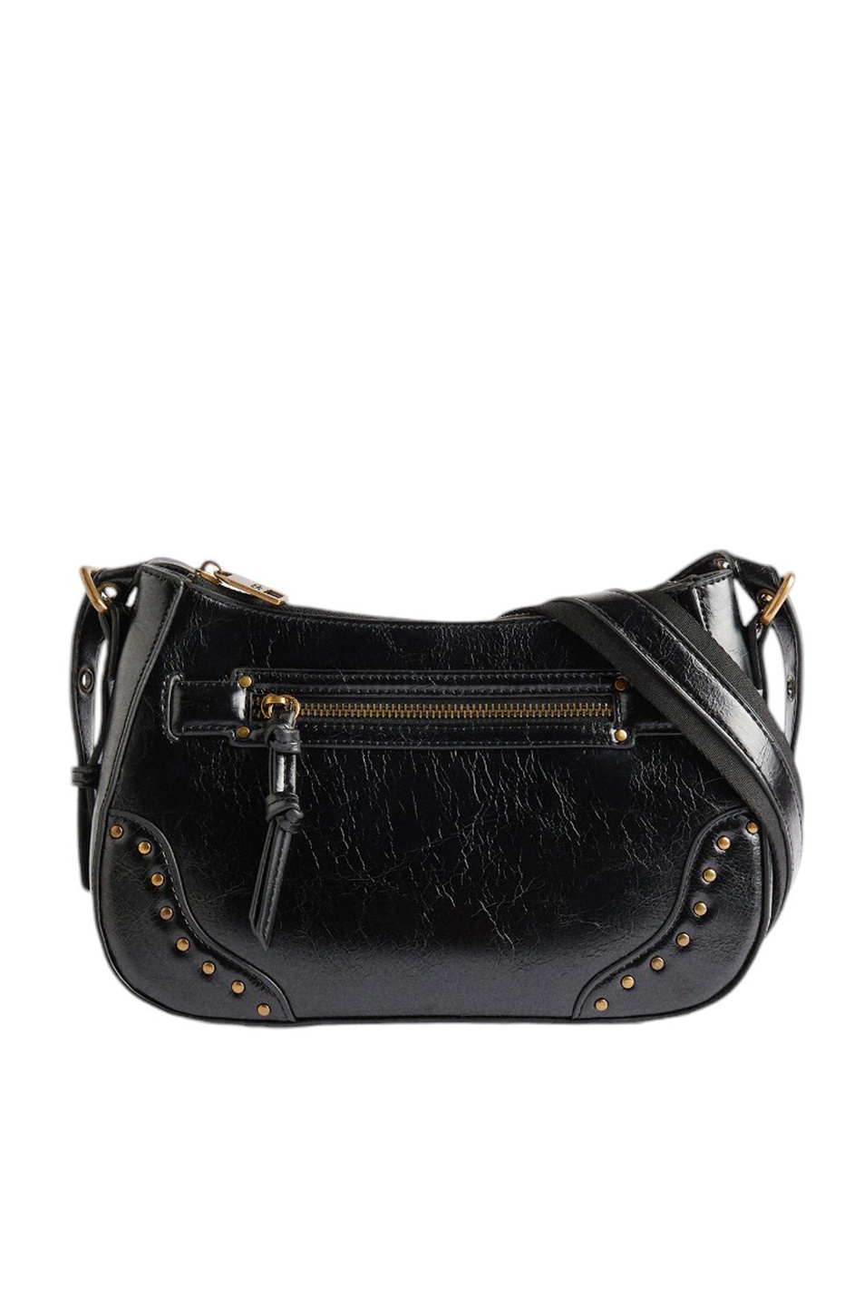 Сумка через плечо с заклепками|Основной цвет:Черный Женский Parfois Сумка через плечо с заклепками (цвет ), артикул 225502 | Фото 1